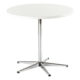 Cafébord Ø 80 cm. Højde 75 cm. - hvid