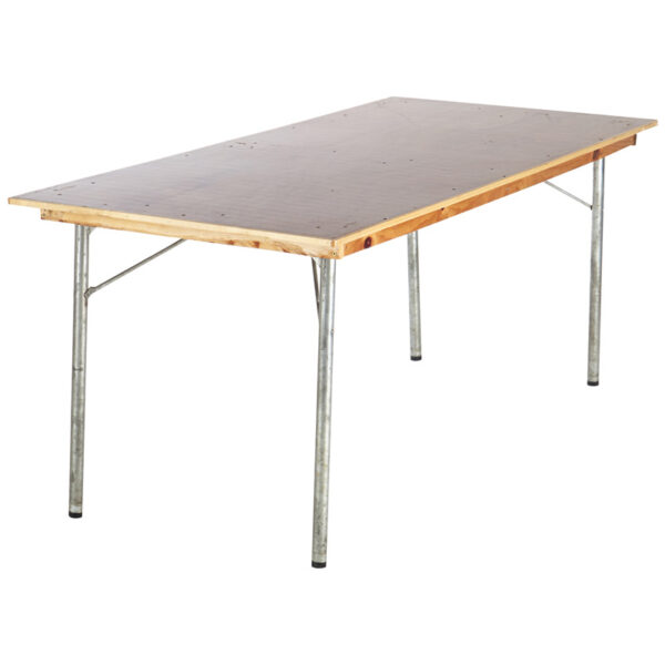 Bord 80 x 180 cm. (V-Stel)