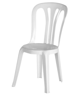 Wienerstol plast - hvid