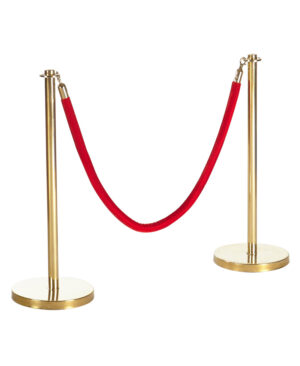 VIP-stander m. snor - messing