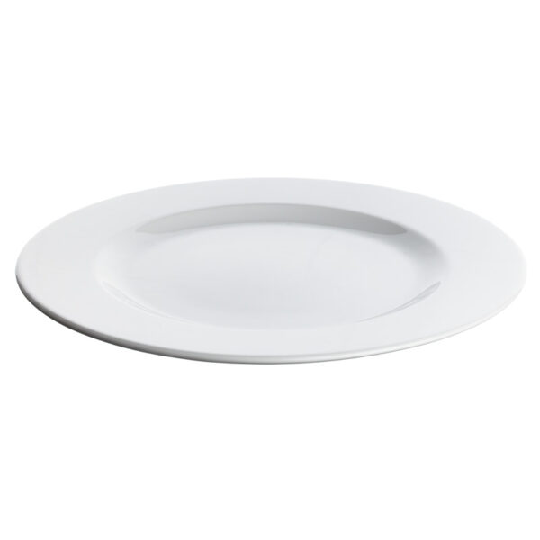 Dækketallerken Ø 33 cm. - hvid