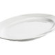 Fad oval 32x22 cm. - hvid
