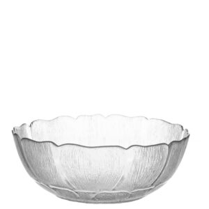 Glasskål Fleur 26 cm.