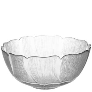Glasskål Fleur 30 cm.