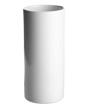 Vase 24 cm. - hvid