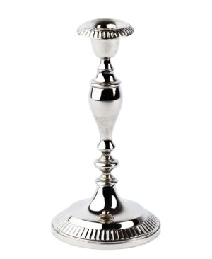 Lysestage sølv - 1-armet 22 cm. - prinsesse