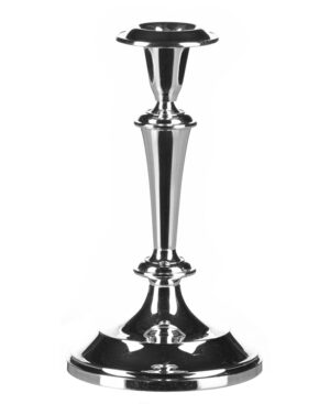 Lysestage sølv - 1-armet 19 cm. - glat