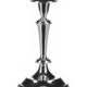Lysestage sølv - 1-armet 19 cm. - glat