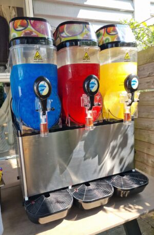 Slush ice maskine med 3 kamre