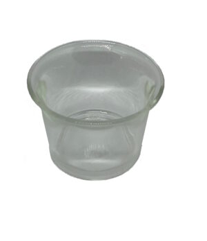 Fyrfadsstage Helle - Klar m kant glas